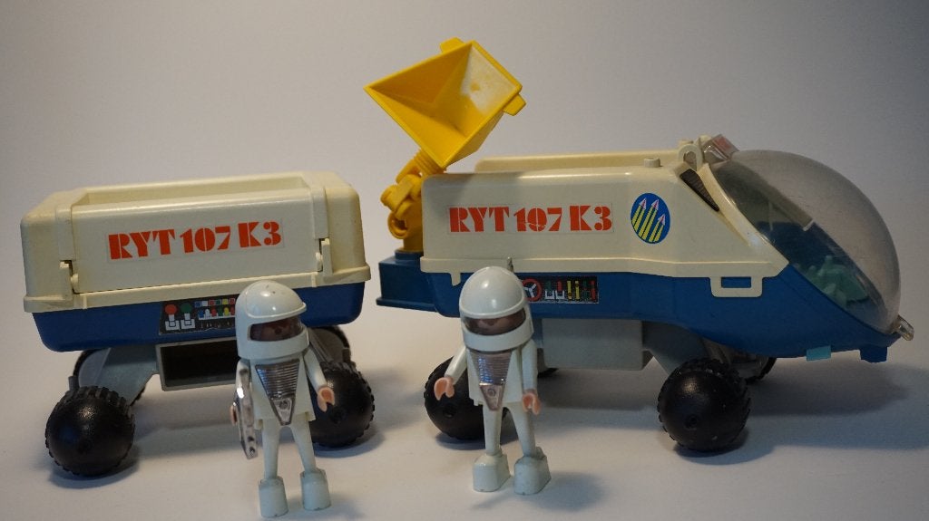 Playmobil astronauten en ruimtevaartuig, Kinderen en Baby's, Ophalen of Verzenden, Gebruikt