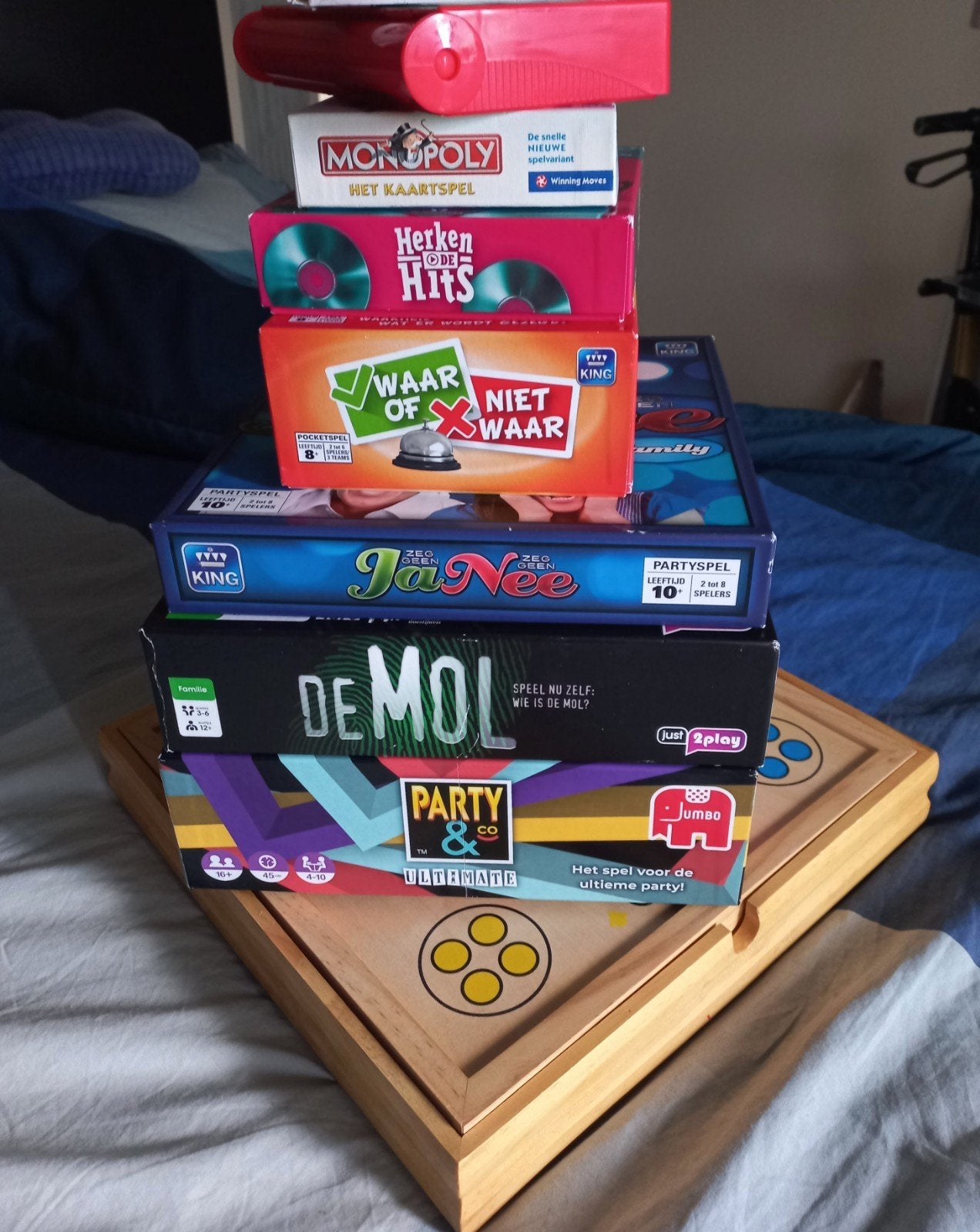 Spellenpakket met 8 spellen, Vijf spelers of meer, Ophalen of Verzenden, Gebruikt, King, Jumbo, Just 2Play