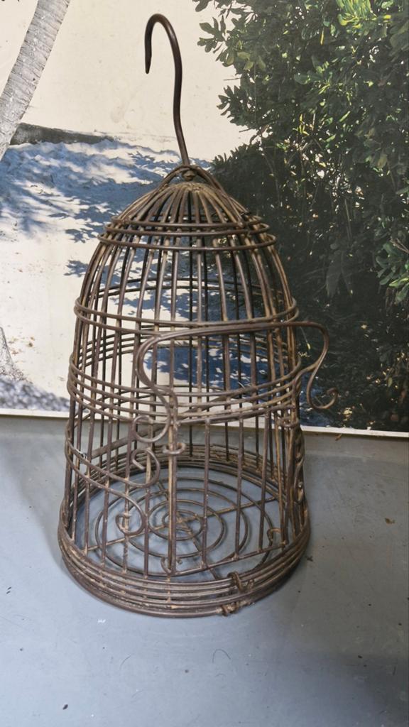 Vintage vogel kooitje, Ophalen of Verzenden