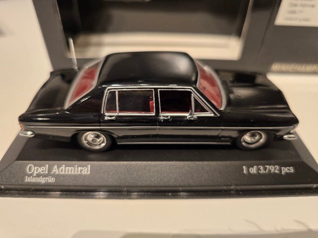 Opel Admiral 1969-1977 1/43, Ophalen of Verzenden, Zo goed als nieuw, Auto, MiniChamps