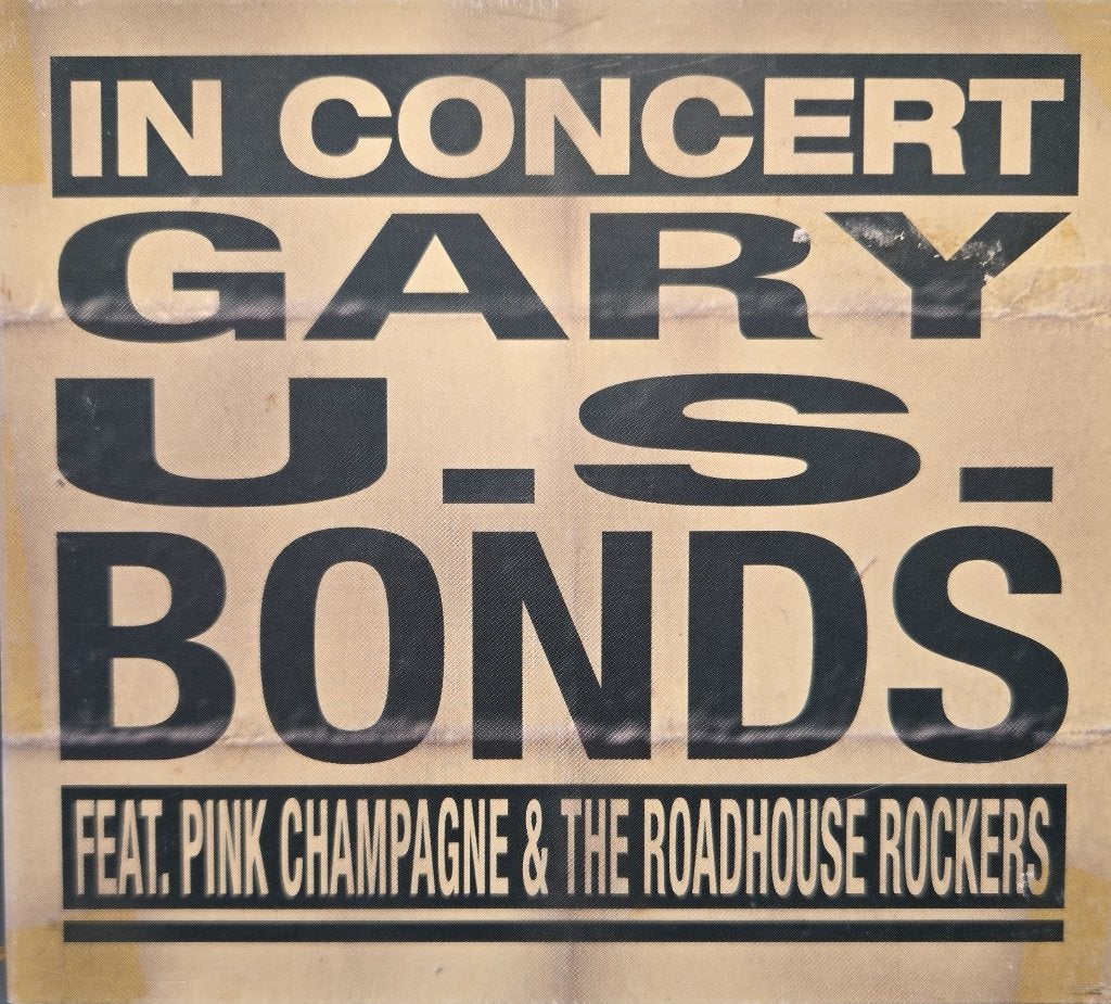 Gary U.S. Bonds - In concert = 4,99, Ophalen of Verzenden, Zo goed als nieuw, Classic Rock