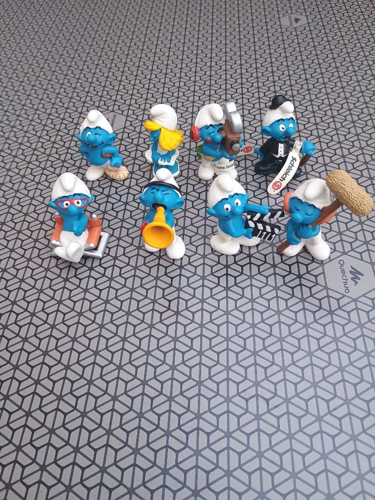 Volledige Smurfenset 2009: Film, Verzenden, Gebruikt, Verschillende Smurfen, Poppetje, Figuurtje of Knuffel