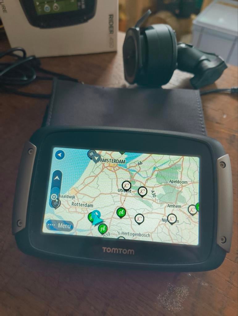 TomTom Rider 450 in goede staat met alle extra's, Verzenden, Gebruikt