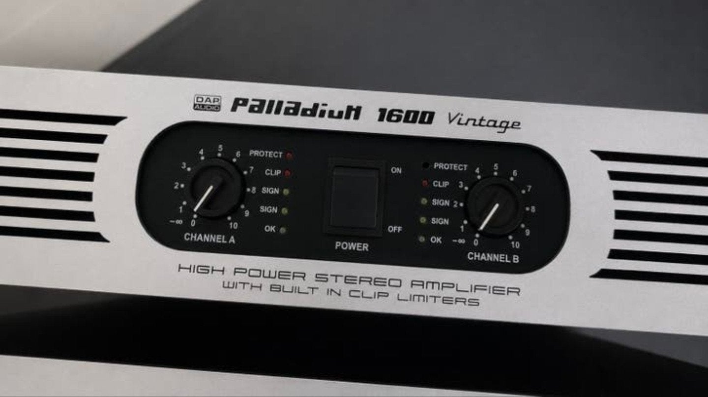 DAP Palladium 1600 Eindversterker 2 x 800Watt, Ophalen, Gebruikt, 1000 watt of meer
