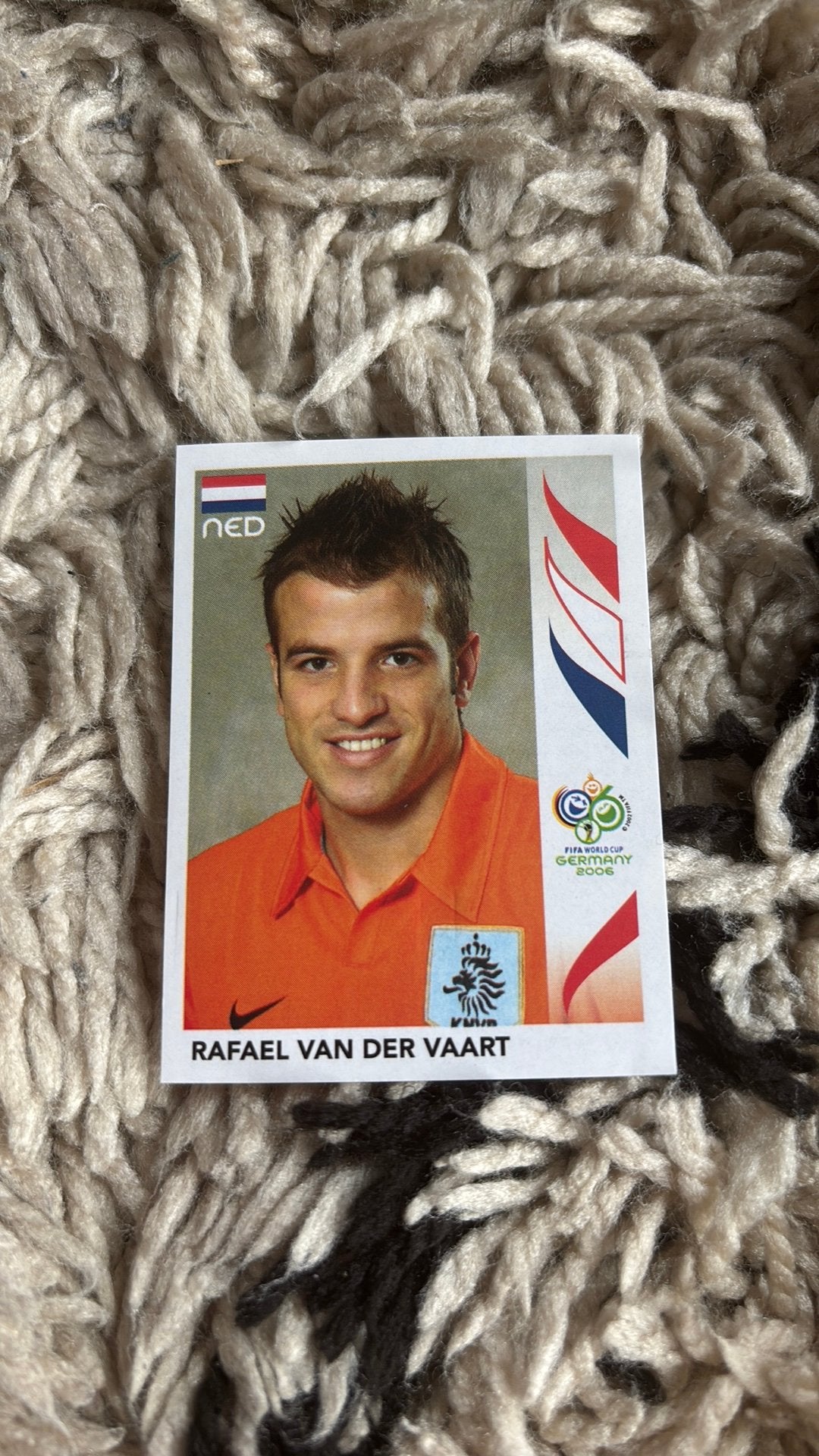 Panini plaatje 2006 rafael vd vaart, Verzenden, Zo goed als nieuw, Buitenlandse clubs, Poster, Plaatje of Sticker