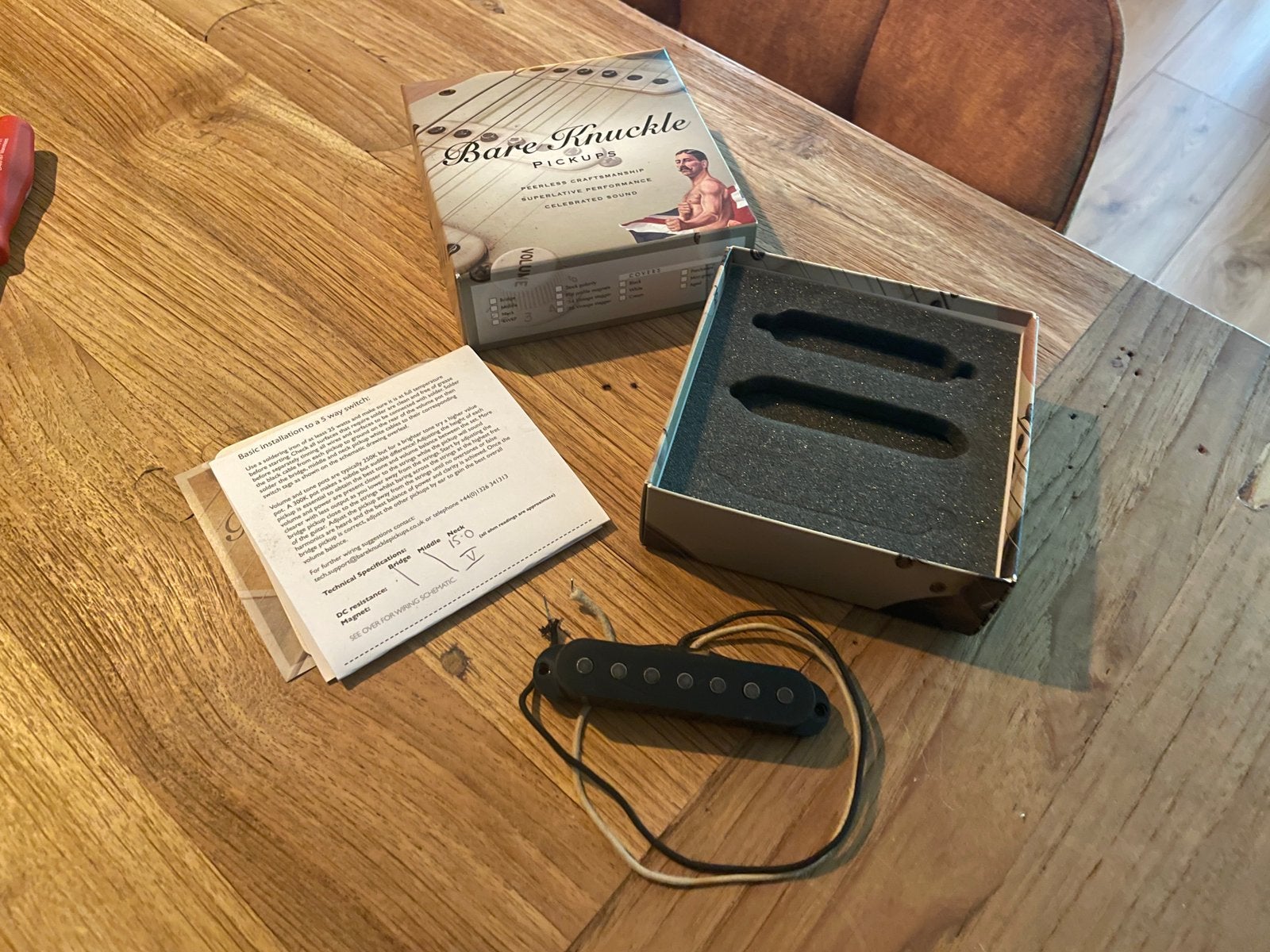 Bare Knuckle The Sinner 7-string Neck Pickup, Ophalen of Verzenden, Zo goed als nieuw, Elektrische gitaar