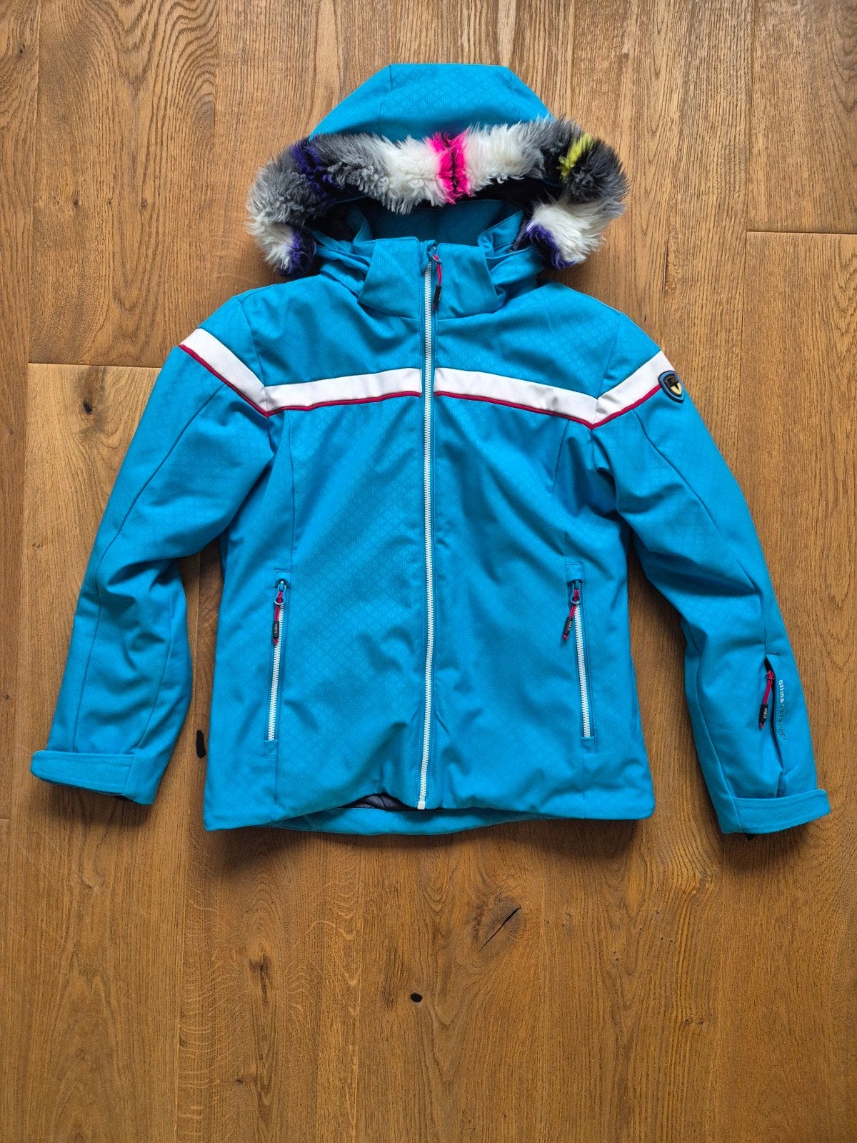 blauwe ski-jas, Meisje, Ophalen of Verzenden, Zo goed als nieuw, CMP