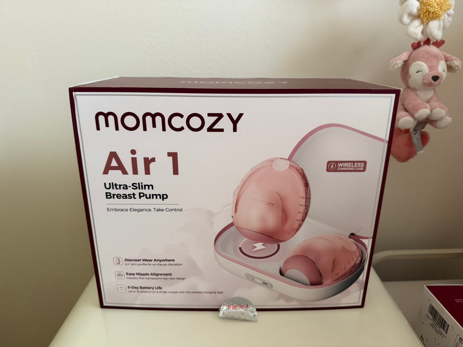 Momcozy Air 1 borstkolf - Zo goed als nieuw, met garantie, Ophalen, Zo goed als nieuw