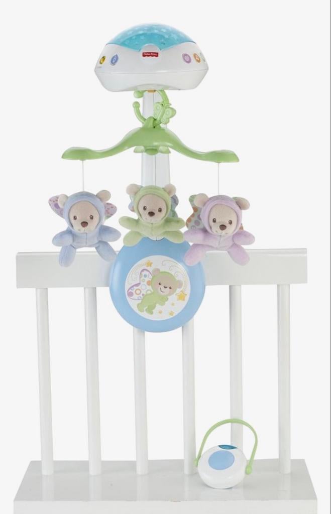 Fisher-Price Muziekmobiel met Licht en Geluid, Ophalen, Zo goed als nieuw, Overige typen, Met licht