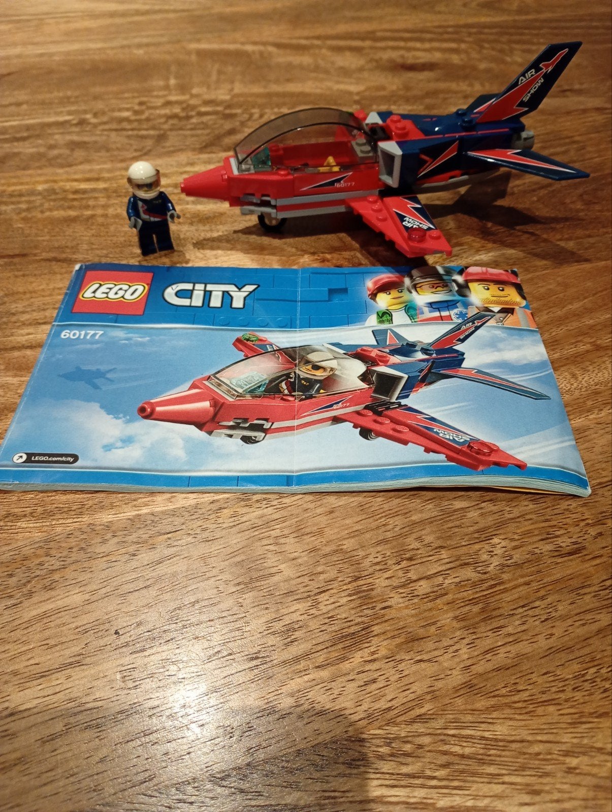 Lego City 60177 Straaljager met piloot, City, Lego, Ophalen of Verzenden, Zo goed als nieuw