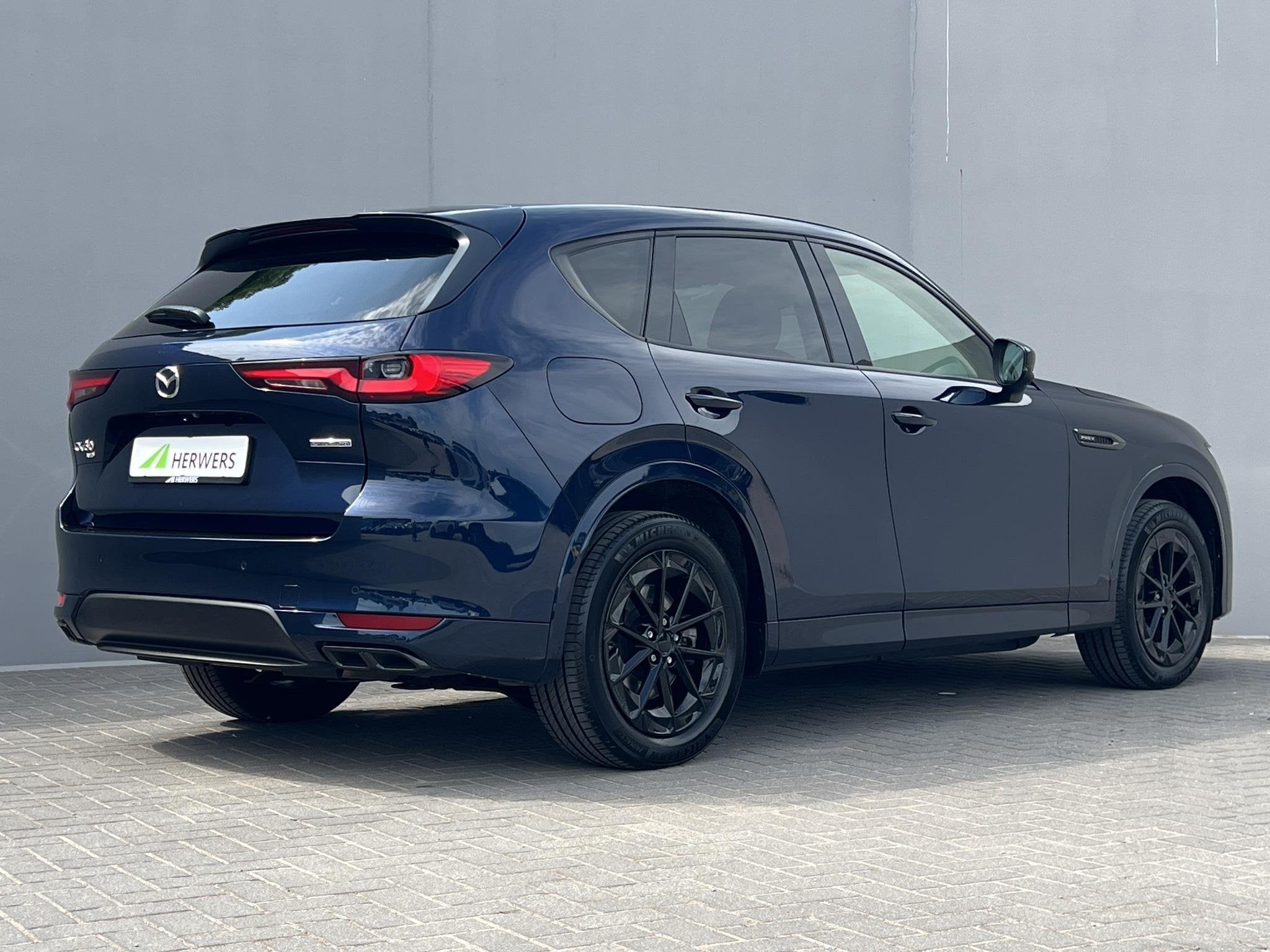 Mazda CX-60 2.5 e-SkyActiv PHEV Homura / Leder / 2.500 kg tr, Auto's, Automaat, Gebruikt, Euro 6, 4 cilinders