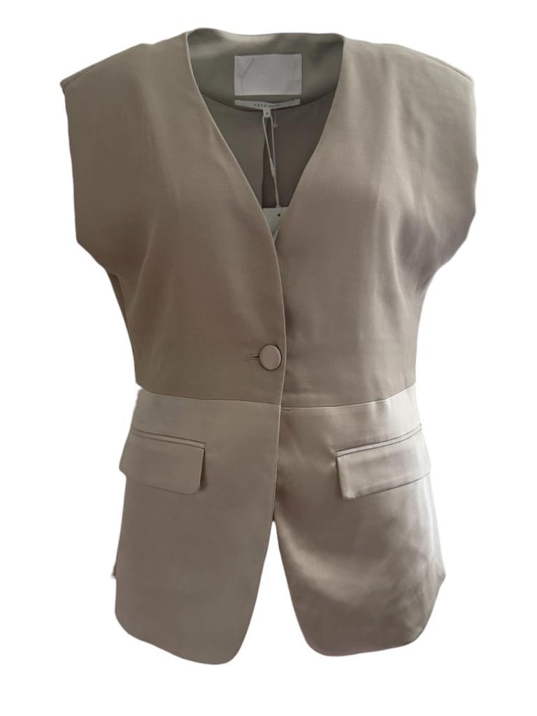 Yaya gilet S, Beige, Ophalen of Verzenden, Zo goed als nieuw