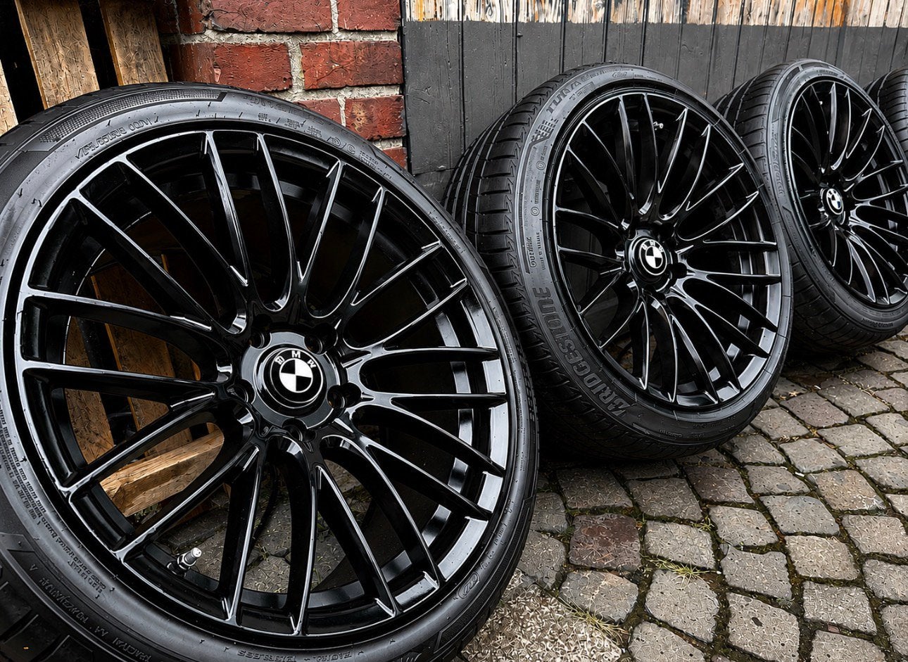 Velgen Top Banden BMW 19 inch Breedset Zwart 5x120 New TPMS, 19 inch, 275 mm, Banden en Velgen, Nieuw