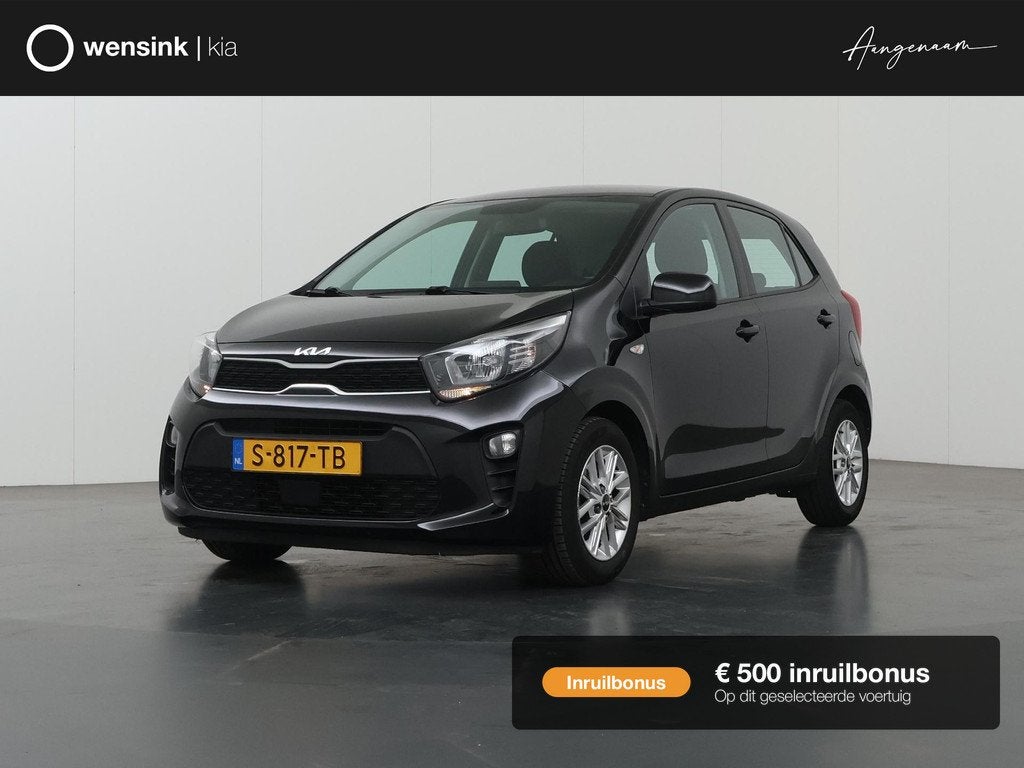 Kia Picanto 1.0 DPi DynamicLine | Navigatie | Parkeercamera, Auto's, Kia, Voorwielaandrijving, Stof, Gebruikt, 4 stoelen
