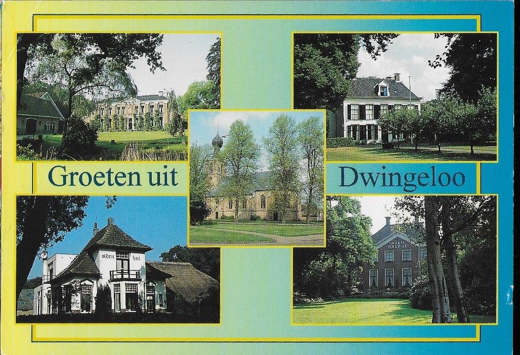 Dwingeloo gelopen ansichtkaart ( 202 ), Ophalen of Verzenden, 1980 tot heden, Gelopen