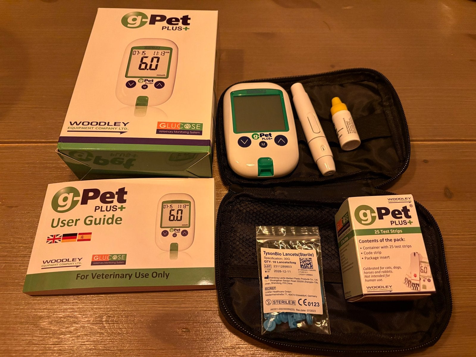 Z.g.a.n. starterkit G-Pet Plus glucosemeter en 25 teststrips, Dieren en Toebehoren, Ophalen of Verzenden, Nieuw