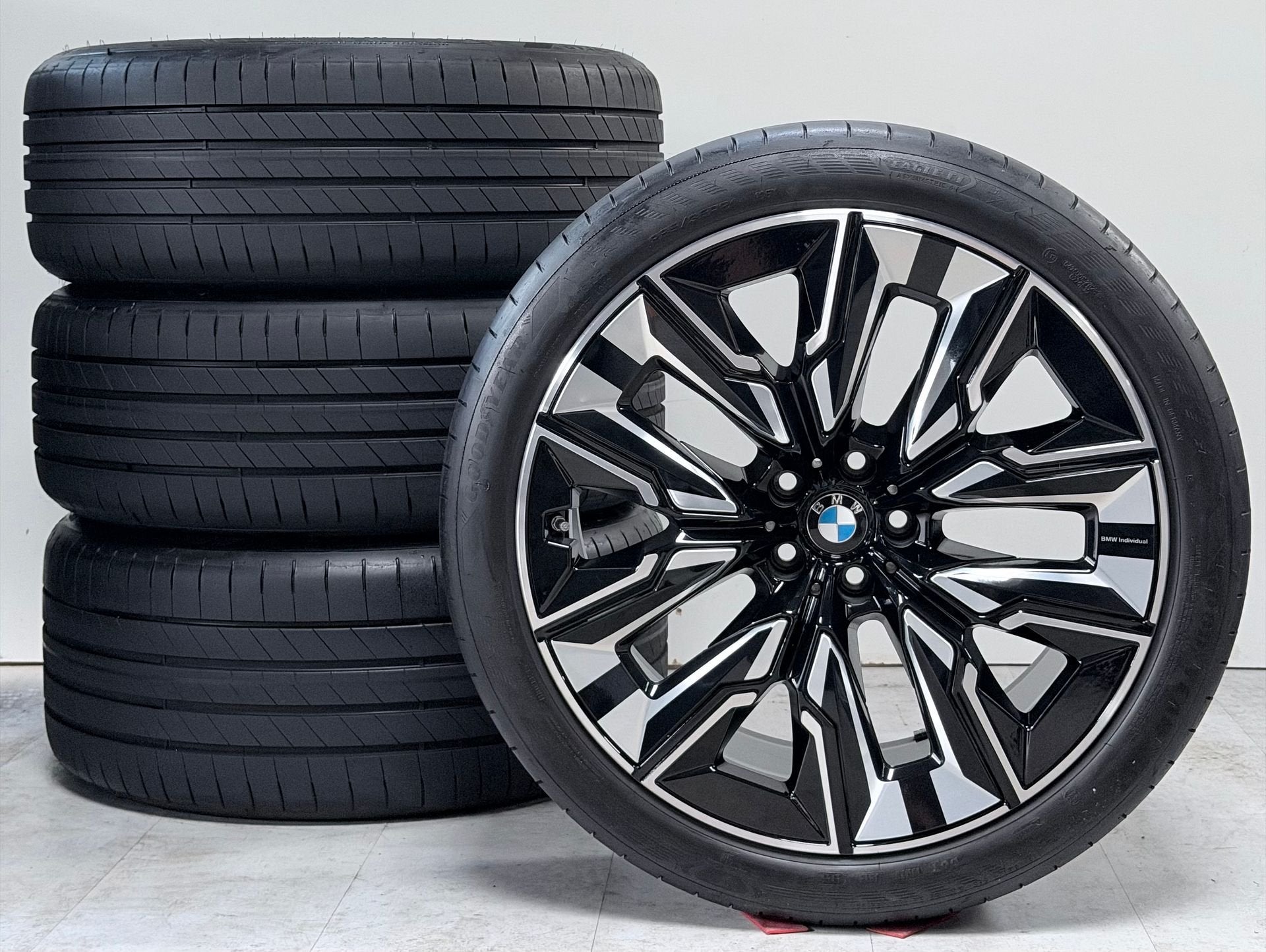 BMW 21 inch velgen Styling 910i X3 G45 7 Serie G70 DEMO, Gebruikt, -, -, Banden en Velgen