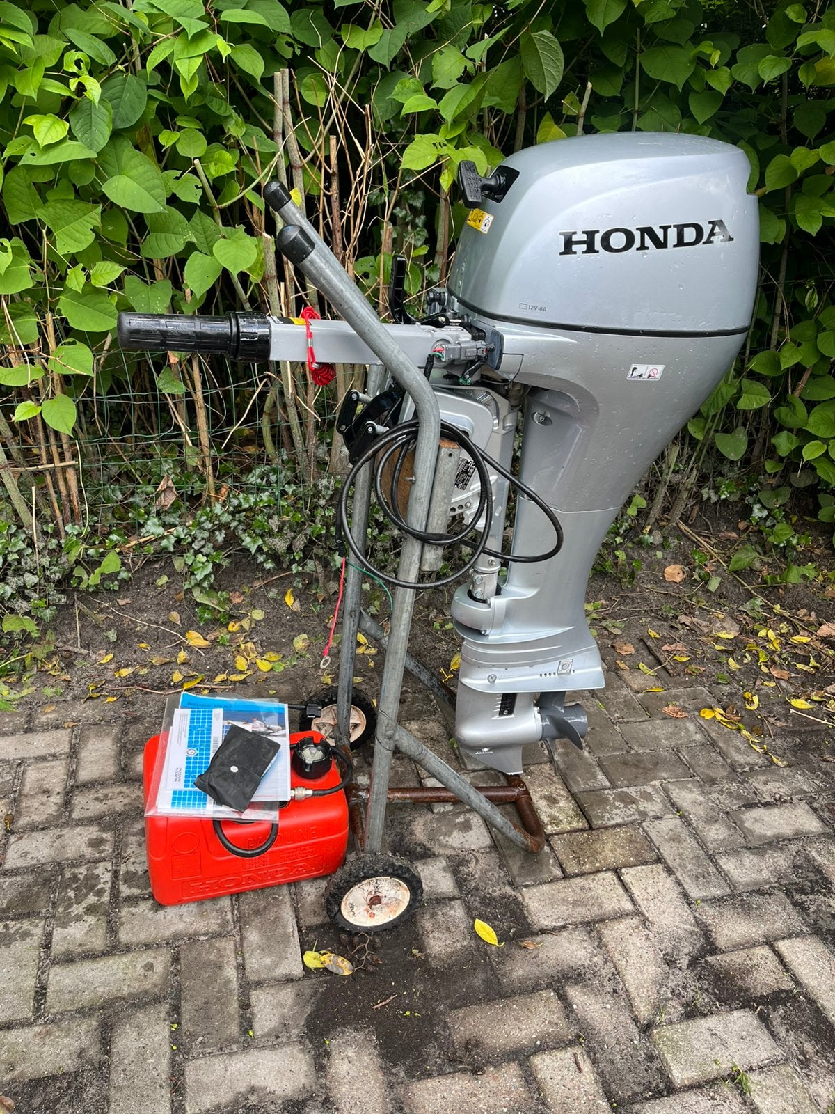 Zgan Honda 10 pk kangstaart bj 2016., 5 tot 10 pk, Viertaktmotor, Ophalen of Verzenden, Zo goed als nieuw