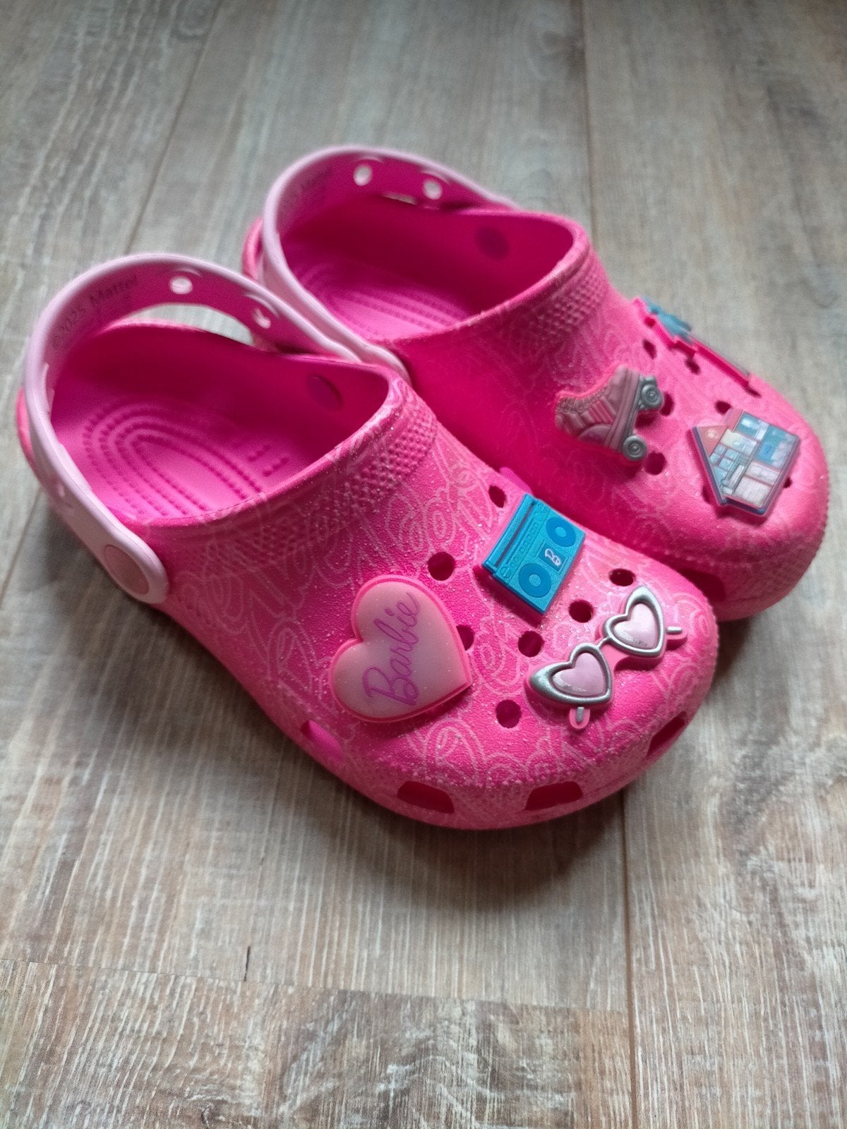 originele Barbie Crocs maat 32/33, Ophalen of Verzenden, Zo goed als nieuw, Meisje, Schoenen