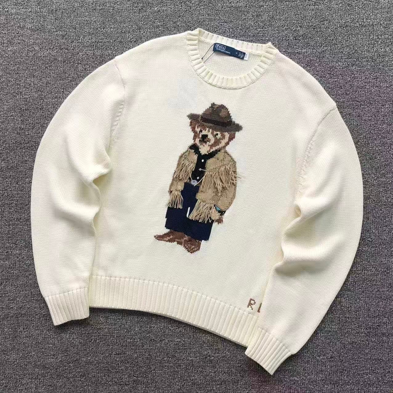 Polo Ralph Lauren Bear Trui - Nieuw met labels, Ophalen of Verzenden, Nieuw, Maat 38/40 (M), Wit
