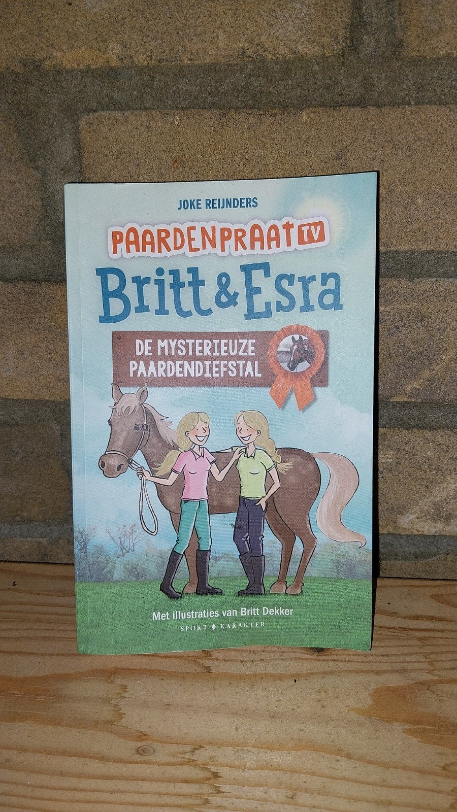 Paardenpraat TV Britt & Esra: De Mysterieuze Paardendiefstal, Ophalen of Verzenden, Gelezen, Joke Reijnders, Fictie