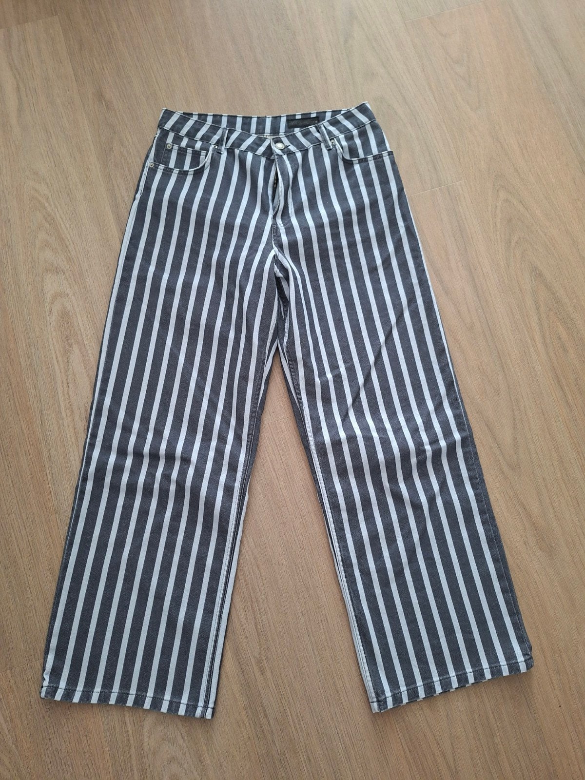 Zara jeans streep maat 40, Maat 38/40 (M), Blauw, Zara, Ophalen of Verzenden