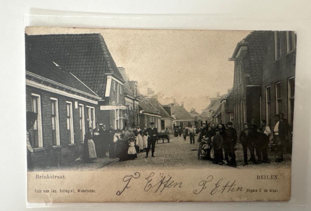 Oude Ansichtkaart Etten, Brinkstraat (voor 1920), Ophalen, Voor 1920, Gelopen