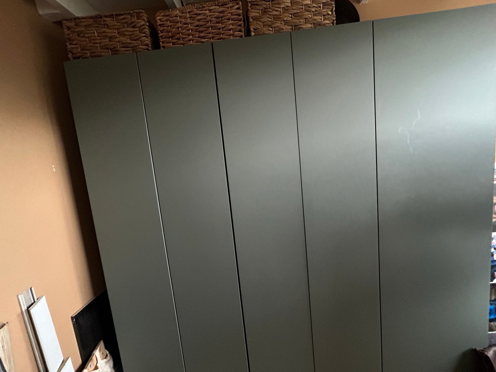 5 deuren - Grijs groen IKEA, Ophalen, Overige materialen, Gebruikt, 200 cm of meer
