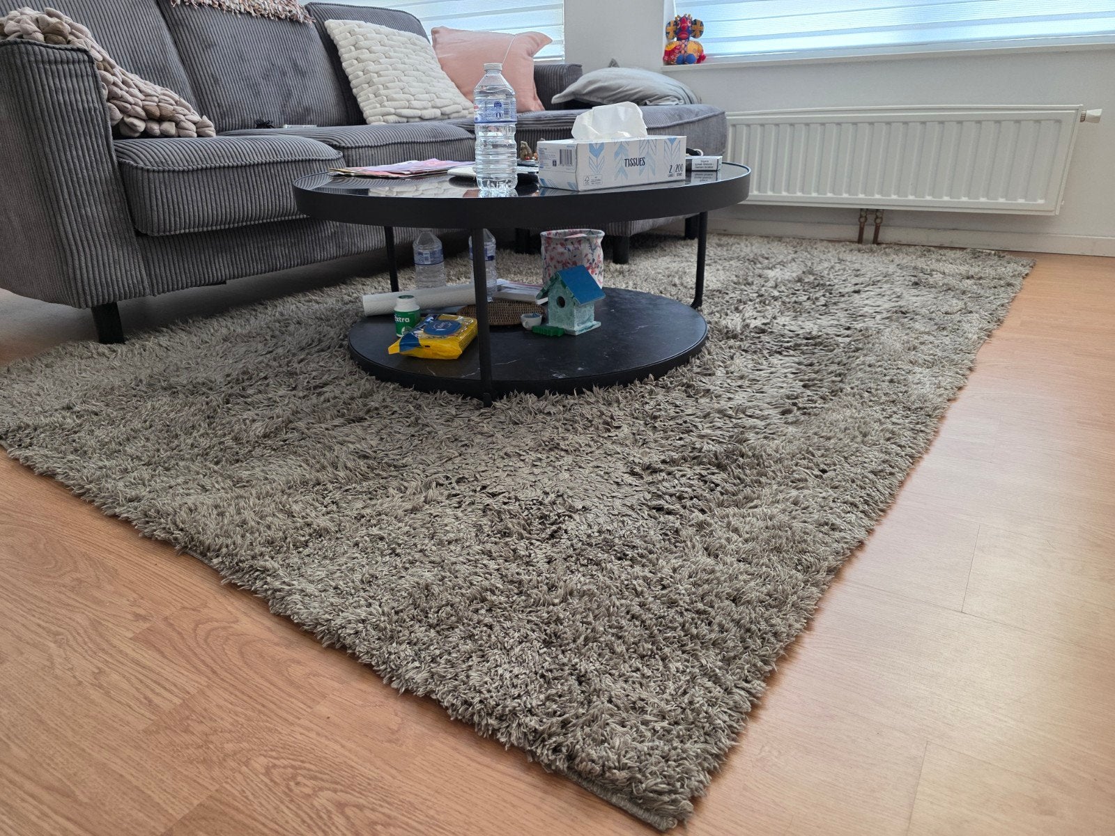 IKEA Vloerkleed (160 x 230 cm), Ophalen, Gebruikt, Grijs, Minder dan 5 m²