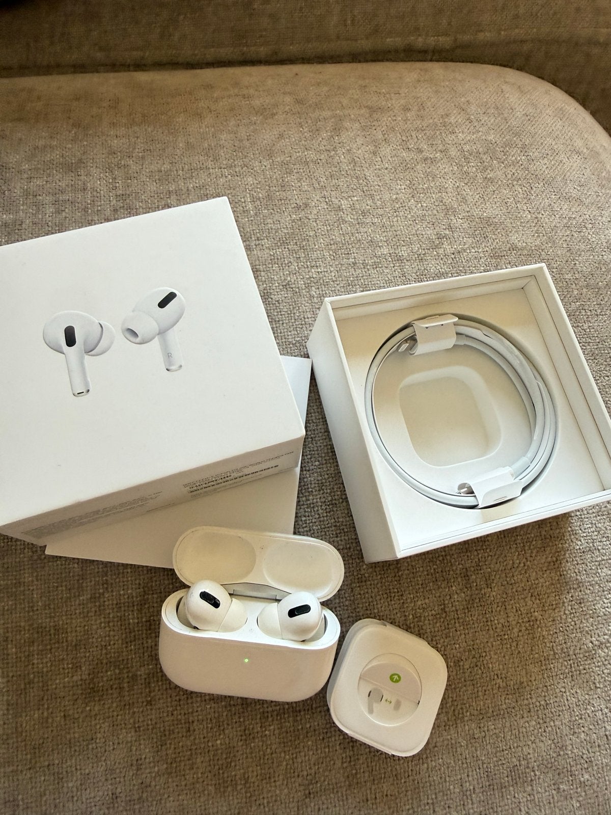 Apple AirPods Pro met draadloze oplaadcase (MWP22ZM/A), Audio, Tv en Foto, Koptelefoons, Ophalen, In-ear, Gebruikt, Bluetooth
