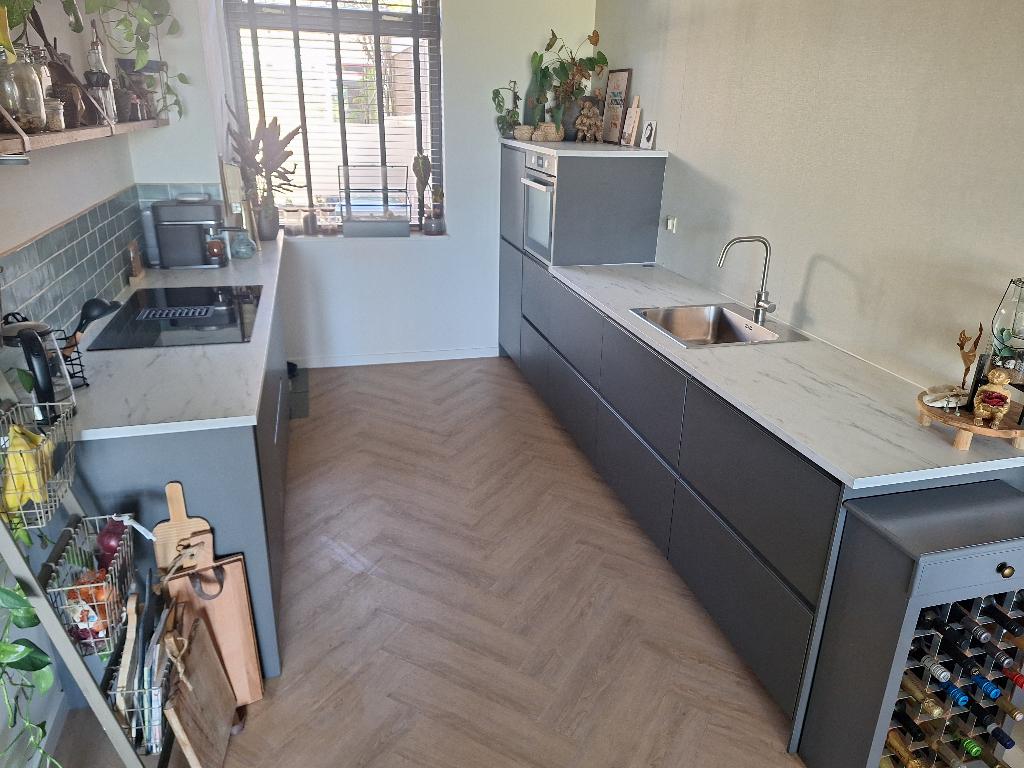 Ikea Method keuken te koop, Ophalen, Gebruikt, Dubbelwandige keuken, Grijs