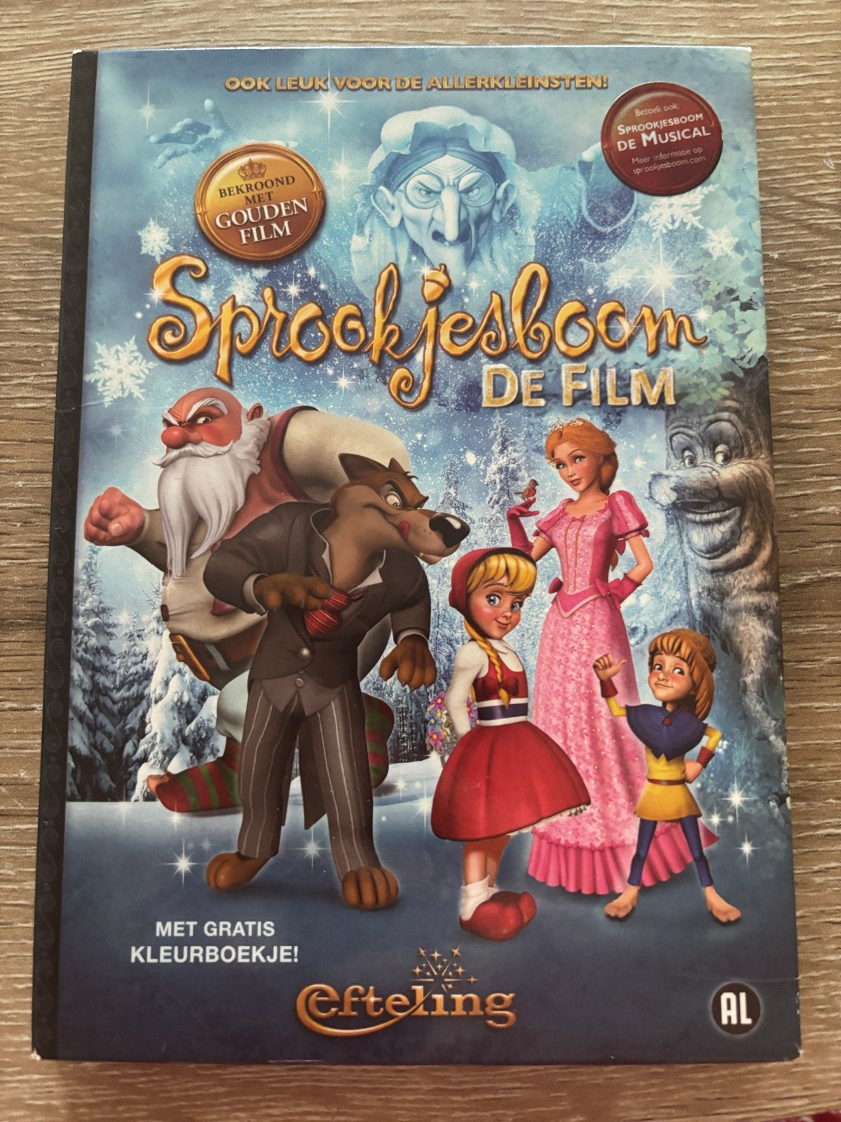 Efteling Sprookjesboom De Film DVD - Met gratis kleurboekje!, Ophalen, Avontuur, Alle leeftijden, Zo goed als nieuw