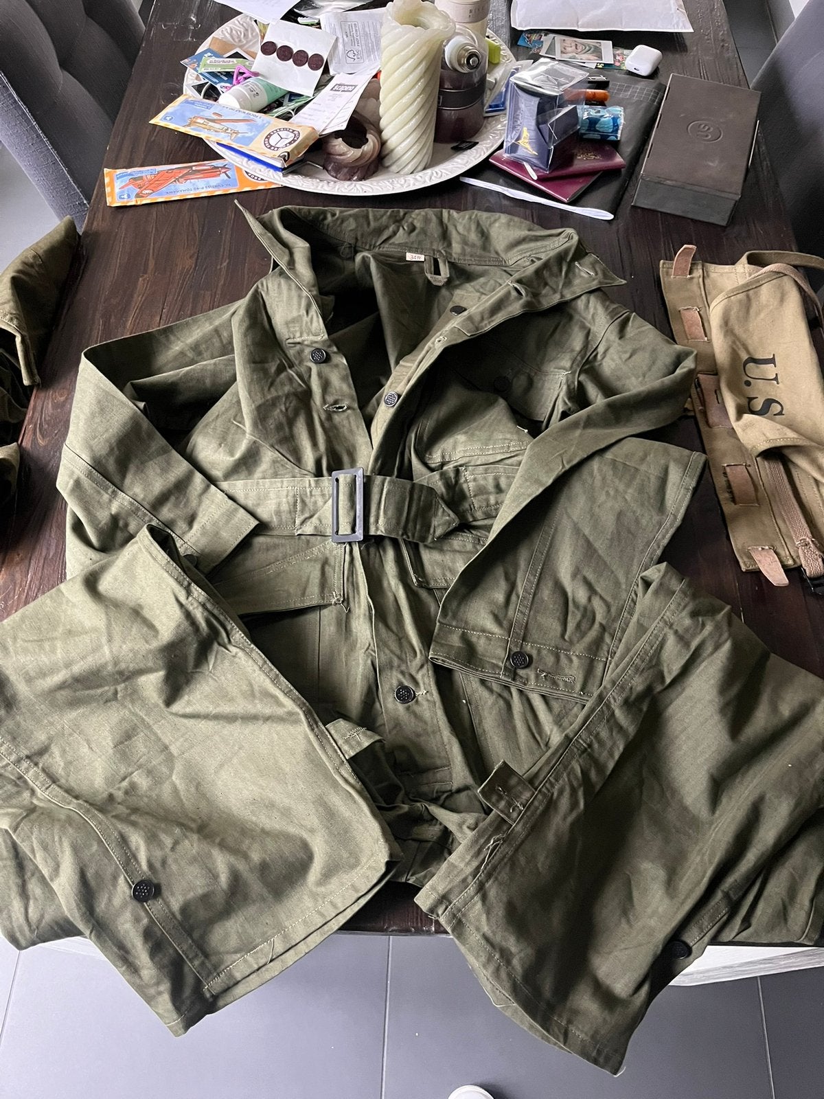 US Suits/Coveralls HBT 1944 *MINT* WO2, Ophalen of Verzenden, Landmacht, Amerika, Kleding of Schoenen