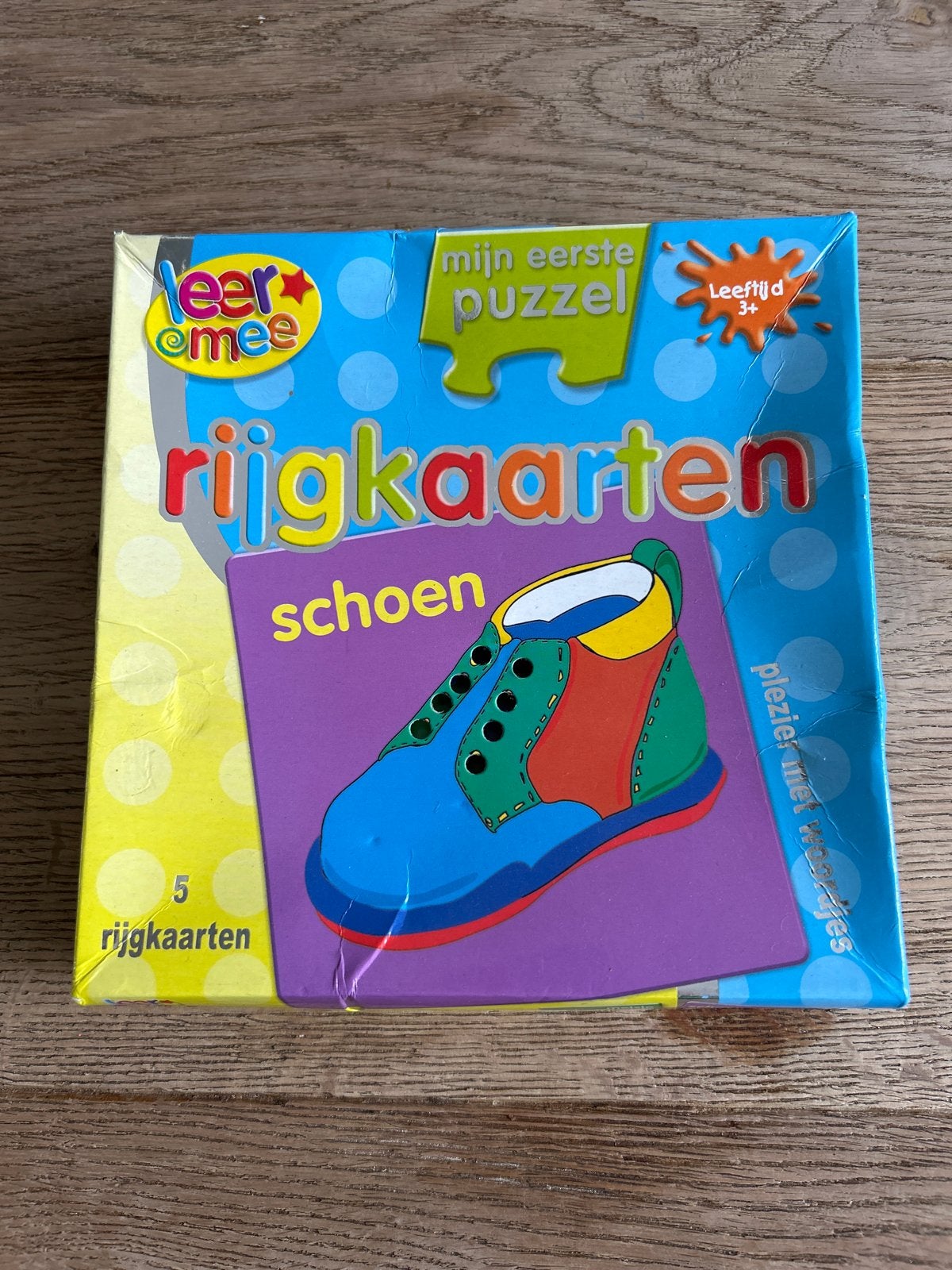 Leerzame rijgkaarten: Mijn eerste puzzel, Ophalen of Verzenden, Gebruikt, Knutselen