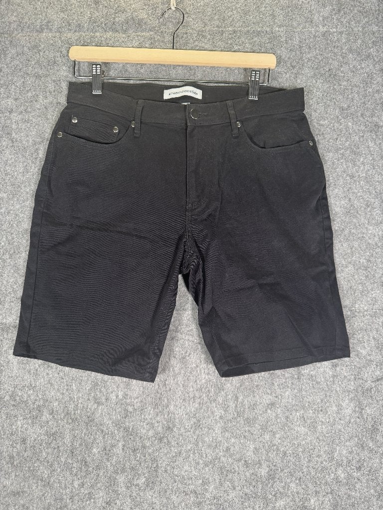 Amazon Essentials Men’s Slim-Fit Shorts Black W31, Verzenden, Zo goed als nieuw, Overige maten, Zwart