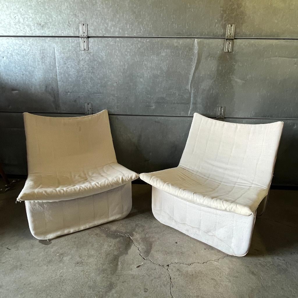 Deens design fauteuils Niels Bendtsen Kebe jaren 70 MOMA, Ophalen, Scandinavisch design, Gebruikt, Overige materialen