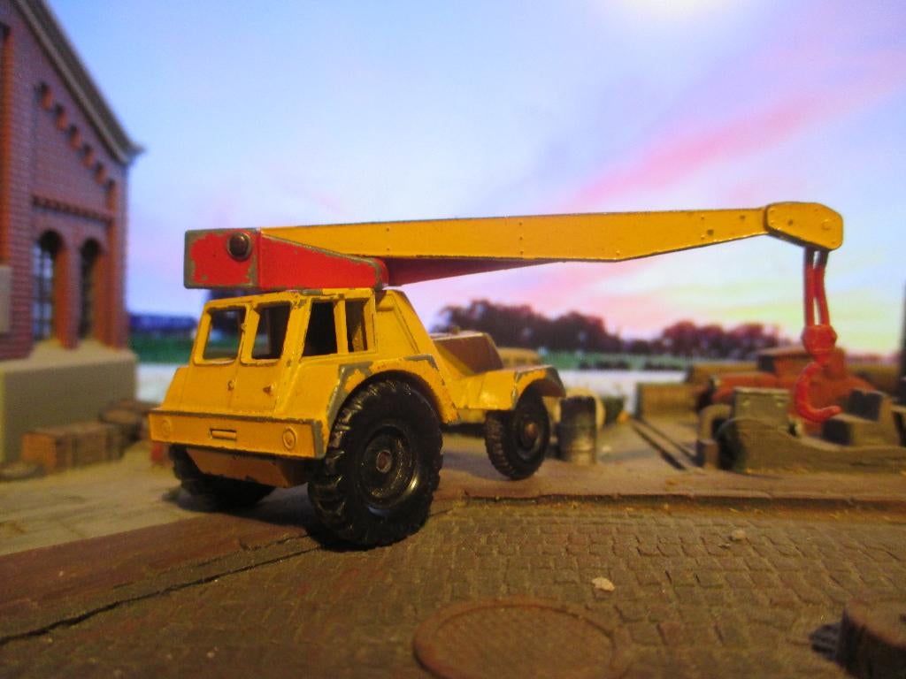 1/85 Jumbo Crane - Lesney Matchbox No.11 1967+1968, Ophalen of Verzenden, Gebruikt, Auto
