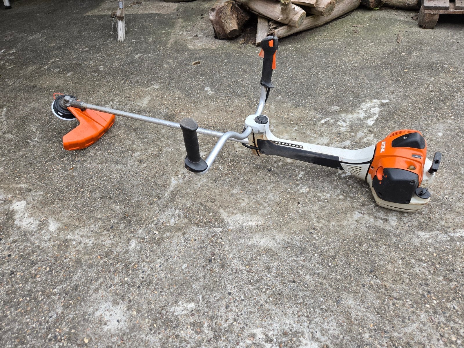 Stihl FS 490 bosmaaier | FS490 , met draadkop., Info@stihl.nl, Gebruikt, Stihl FS 490 grastrimmer, Ophalen of Verzenden