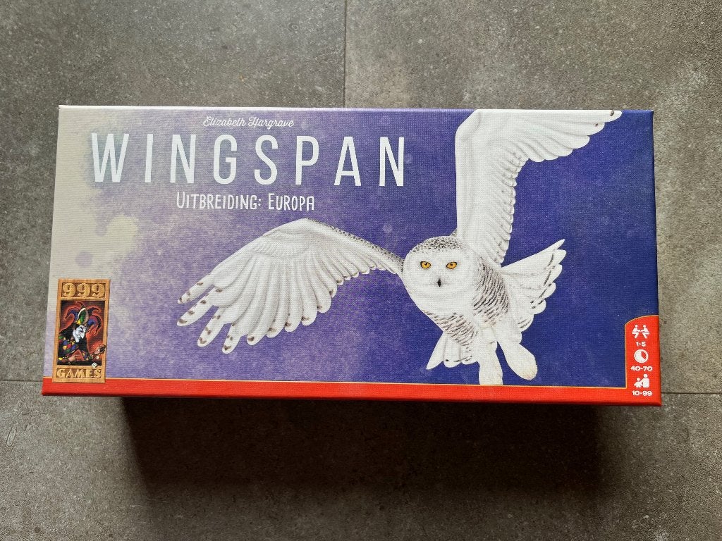 Wingspan – Uitbreiding Europa (NL), Hobby en Vrije tijd, Een of twee spelers, Ophalen of Verzenden, Gebruikt, 999 Games