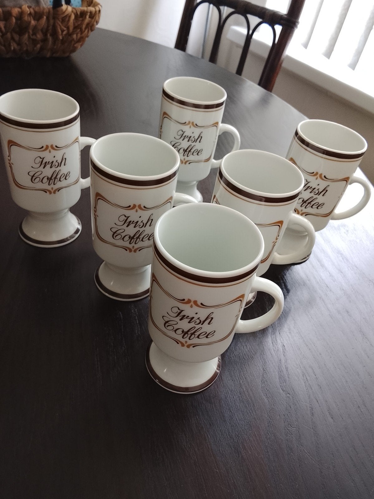 Set van 6 vintage Irish Coffee mokken - Kronester Bavaria, Ophalen of Verzenden