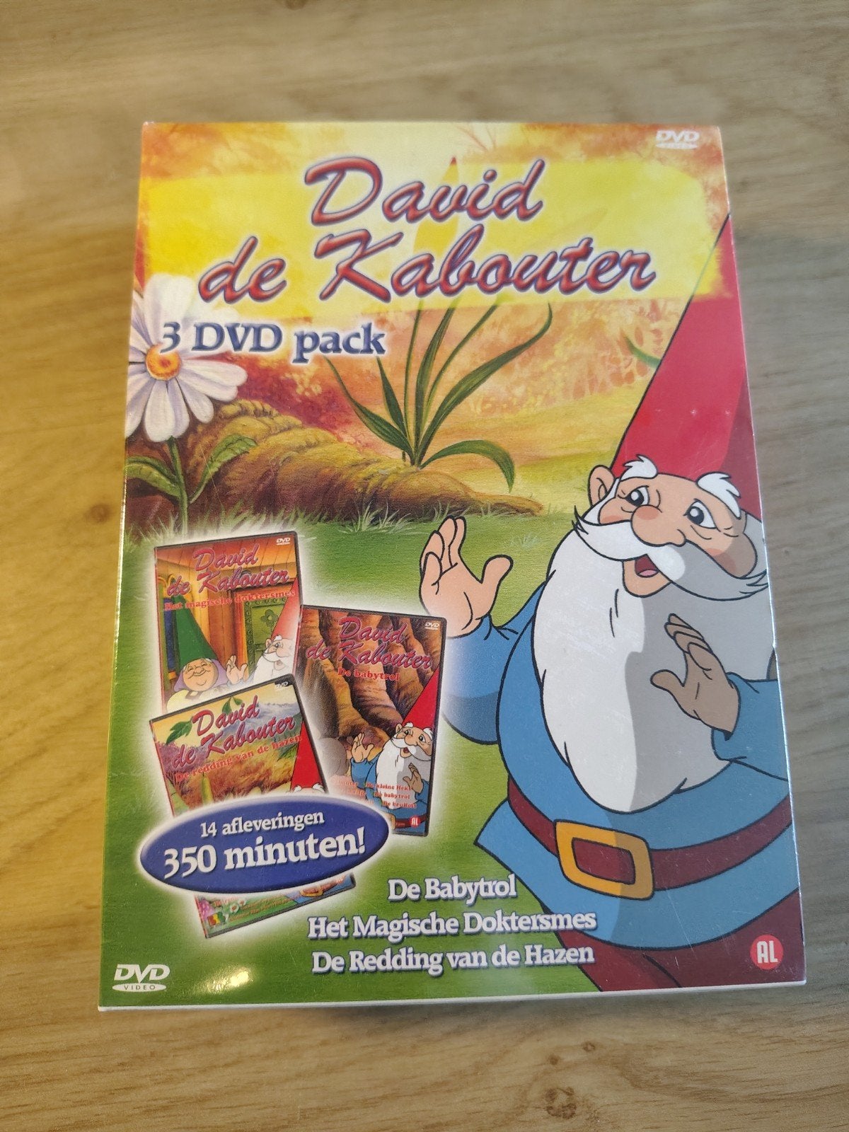 David de Kabouter 3DVD Pack NIEUW, Cd's en Dvd's, Dvd's | Kinderen en Jeugd, Alle leeftijden, Ophalen of Verzenden, Nieuw in verpakking