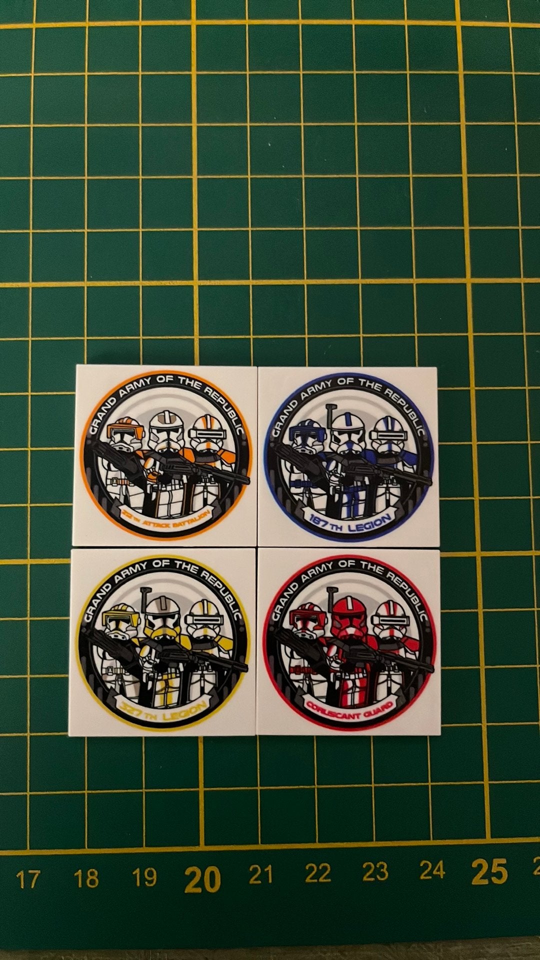 Custom lego clone legion tiles, Ophalen of Verzenden, Zo goed als nieuw, Accessoire, Star Wars