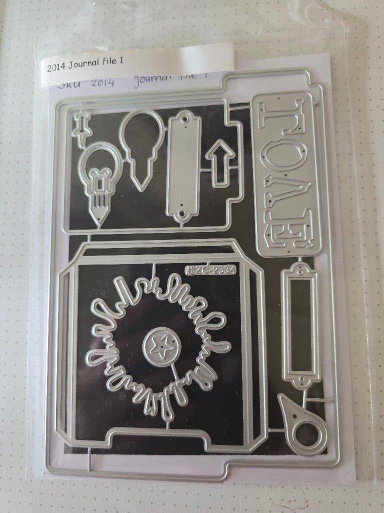 Elisabeth craft design, art journal 2014 Journal file 1, Ophalen of Verzenden, Nieuw, Frame of Mal, Overige merken