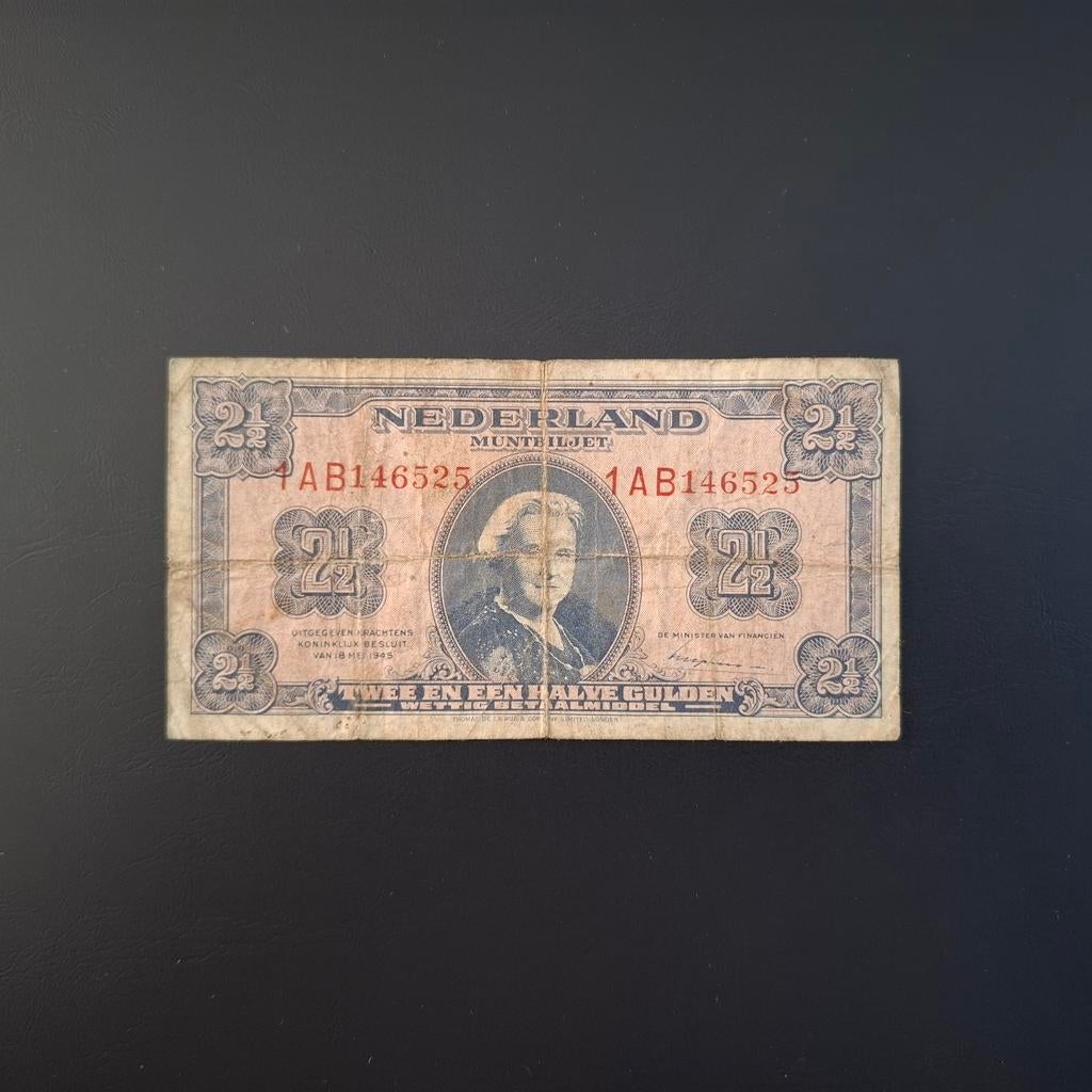 2 1/2 gulden Nederland #027, Verzenden, Zuid-Amerika, Los biljet