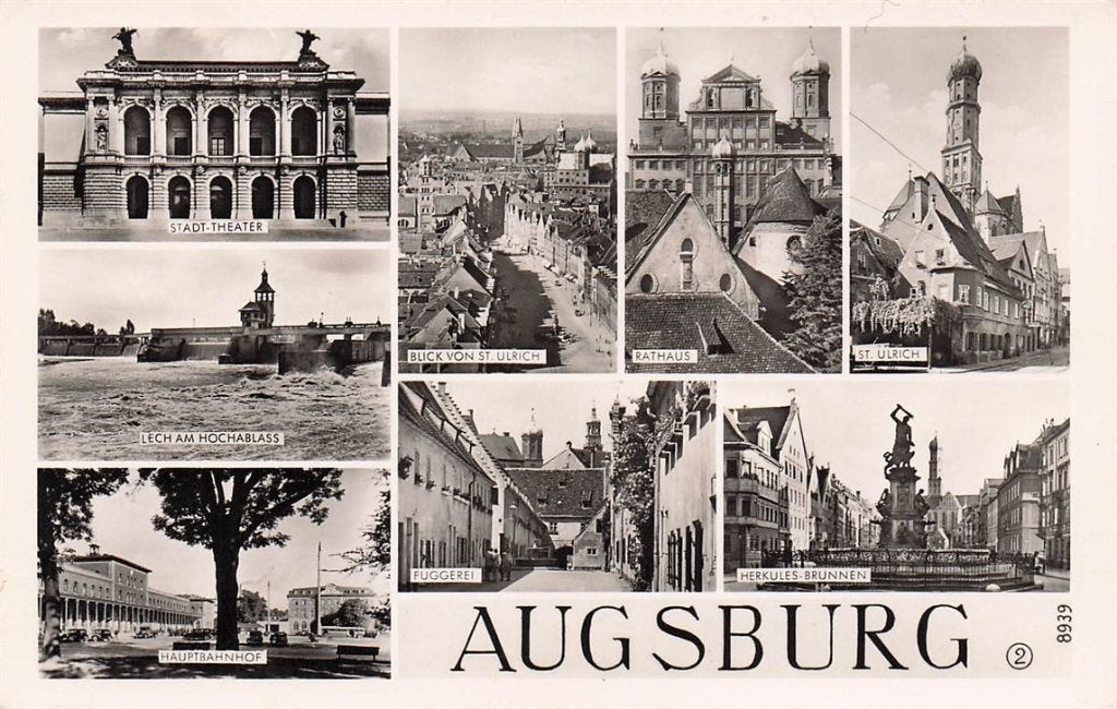 702-456-039 Augsburg, Verzamelen, Ansichtkaarten | Buitenland, Duitsland, Voor 1920, Verzenden