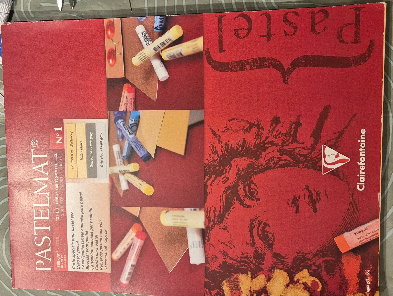 Pastelmat, Hobby en Vrije tijd, Ophalen of Verzenden, Zo goed als nieuw, Papier, Schets- of Tekenboek