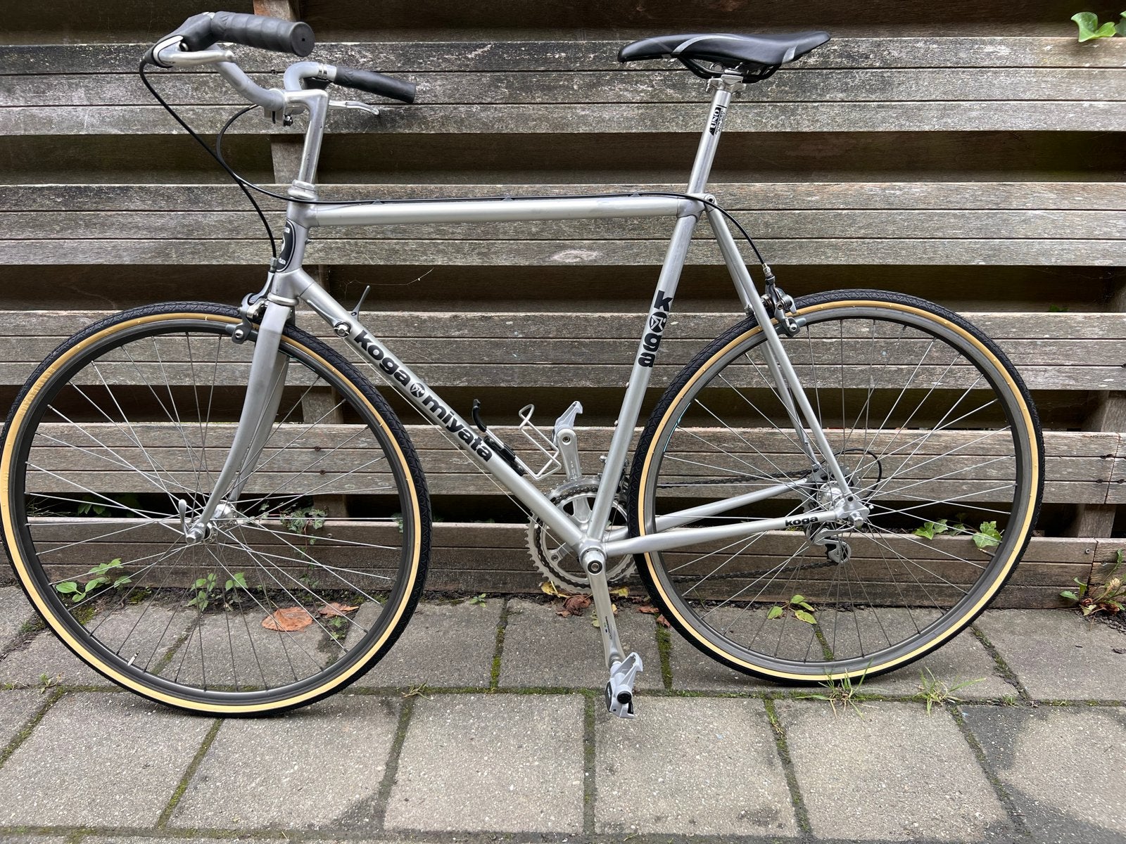 Koga Miyata racefiets - Vintage zilveren racefiets, Fietsen en Brommers, 28 inch, Gebruikt, Ophalen of Verzenden, 57 tot 61 cm