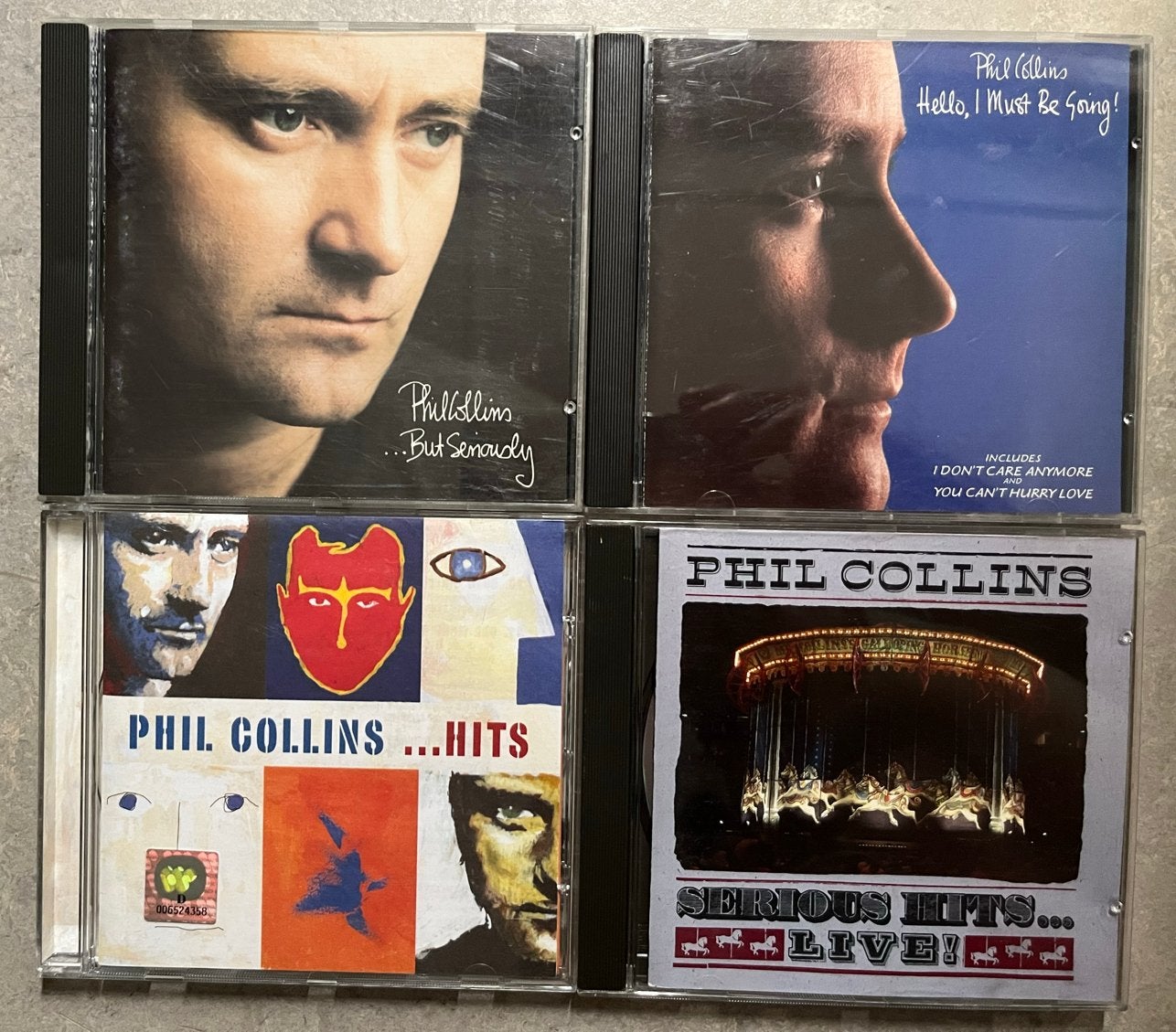 Phil Collins CD collectie: 4 cd's pop, Ophalen of Verzenden, 1980 - 1989, Zo goed als nieuw
