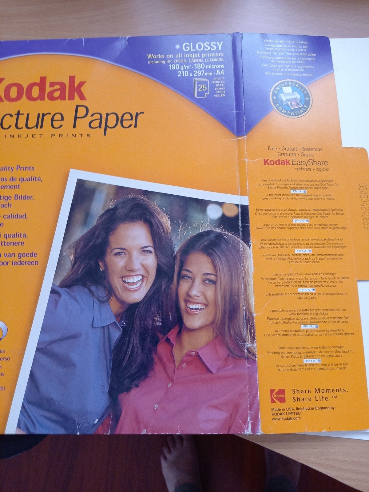 Diverse fotopapier: Kodak, HP, Spectrum - Glanzend A4/10x15, A4, Nieuw, Glanzend, Ophalen of Verzenden