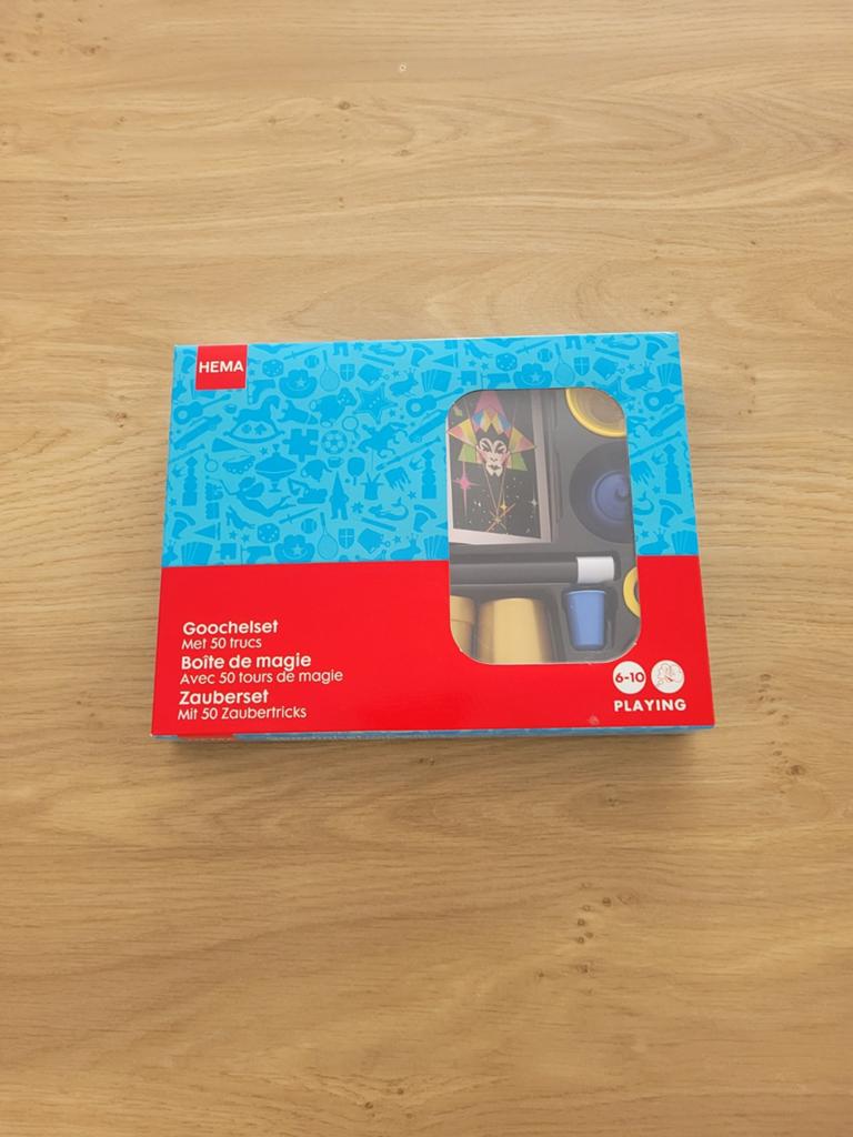 Hema Goochelset met 50 trucs - Nieuw in verpakking, Ophalen of Verzenden, Nieuw, Jongen of Meisje
